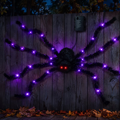 Giant Light-Up Halloween Spider